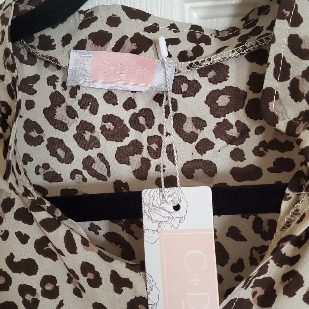 Leopard print top - NEW - Picture 3 of 5